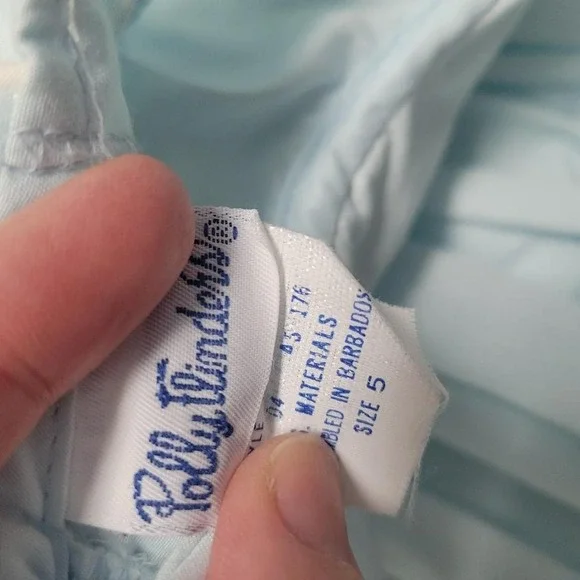 Girls vintage smocked dress with ruffles and smocking. Tagged size: 5 - Picture 3 of 5